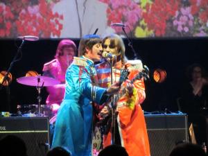 McCartney and Harrison on backing vocals
