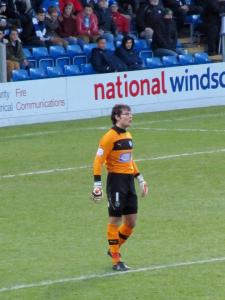Chesterfield goalkeeper Tommy Lee