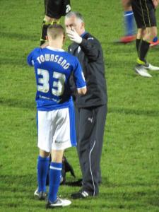 Connor Townsend receives treatment