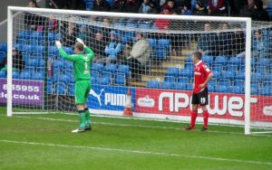 Barry Roche prepares to defend a corner