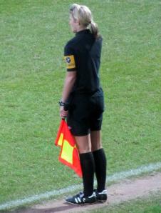 The female assistant referee