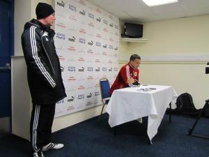 Bristol City manager Derek McInnes gives his view of the game