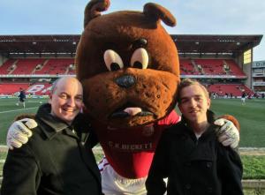Me and my Dad with Toby Tyke!