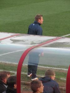 Caretaker manager David Flitcroft takes charge of his first game