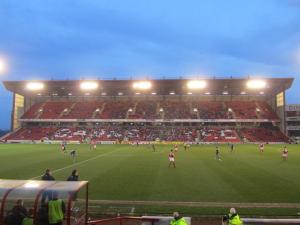 Oakwell is all lit up