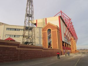 The back of the North Stand