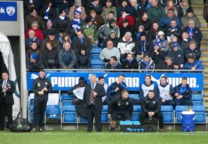 Paul Sturrock awaits the kick off