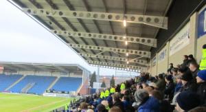Looking towards the away supporters in the East Stand