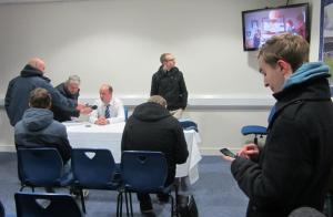 Listening to the Chesterfield manager