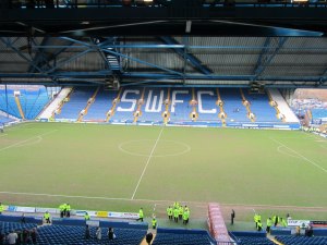 The home supporters leave  quickly after witnessing another defeat