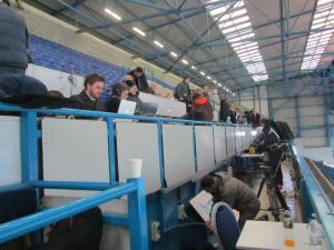 Putting the finishing touches to the reports