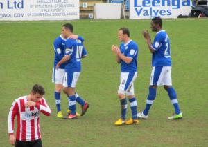 Jack Lester is replaced with 15 minutes to go