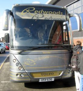 The Exeter team coach
