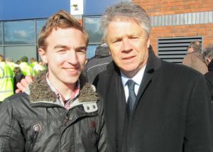 Former Spurs player, England international and current Exeter City Director of Football Steve Perryman