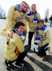 Belgian Spireites, who cycled from Brussels to Chesterfield to raise money for charity