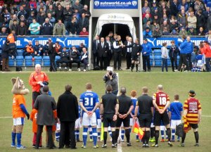 The pre-match photos are taken