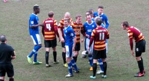 It becomes a little heated for a brief moment