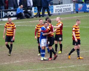 The full time whistle is blown