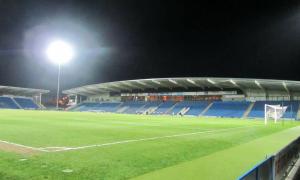 The Chesterfield fans have all gone home after witnessing a defeat that leaves the play offs unlikely