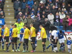 Pre-match handshakes