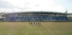 The Vale players warm down