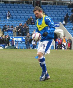 Jay O'Shea warms up