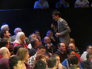 MC Rob Walker chats to Sam Bard's parents