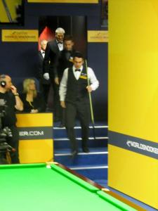 The players return after the interval