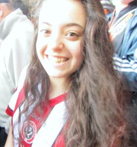 An excited Blades fan!