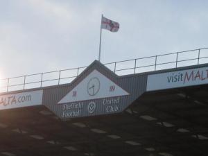 The tip of the John Street Stand