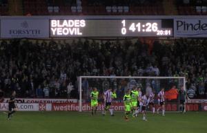 United take the lead early in the second half