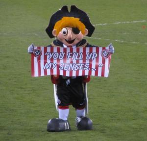 The Sheffield United mascot