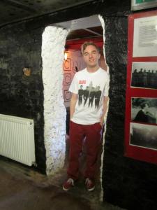 Stood in the doorway