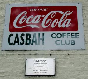 Another sign to the Casbah, with the plaque underneath recognising its historical significance