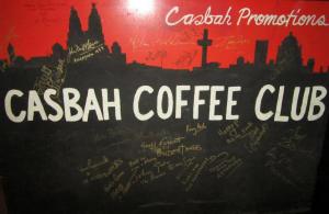 Another painting, signed by visitors of the club