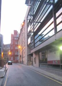 The street the club was located on