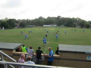 The view from the stand