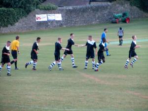 The players celebrate