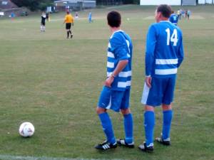 Waddle stands over a free kick