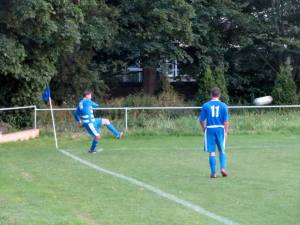 A corner is whipped in