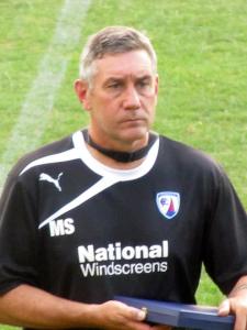 Mark Smith who was in charge of the Spireites this evening