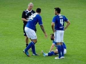 Jimmy Ryan goes down