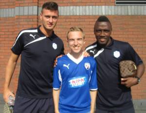 Gary Madine and Jermaine Johnson