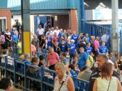 Chesterfield supporters arriving