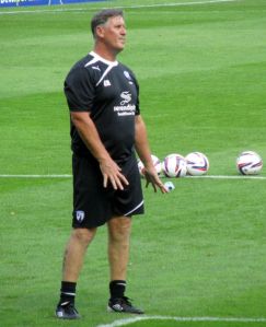 Goalkeeping coach Eric Nixon