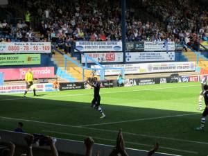 Jay O'Shea puts the Spireites ahead