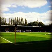 My first view of inside Gigg Lane