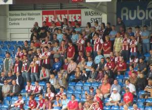 The travelling supporters