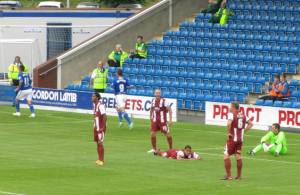 Gary Roberts scores the opening goal