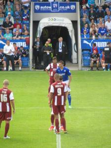 The second half begins